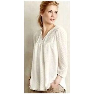 Anthropologie One September Attylie Peasant Blouse Size XS